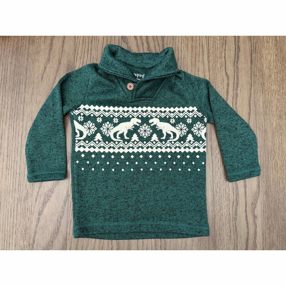Jumping Beans Toddler Sweater 2T Green